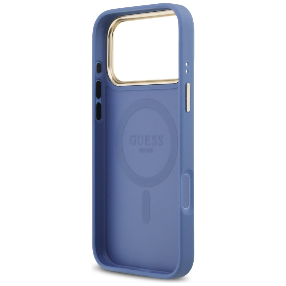 MagSafe-kotelo Apple iPhone 17 Prolle, Guess, 4G Classic, Sininen