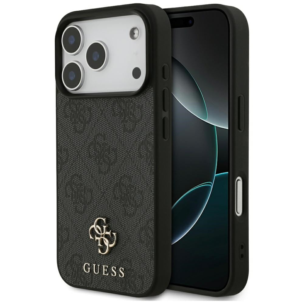 MagSafe-kotelo Apple iPhone 17 Prolle, Guess, 4G Small ja Classic Logo, Musta