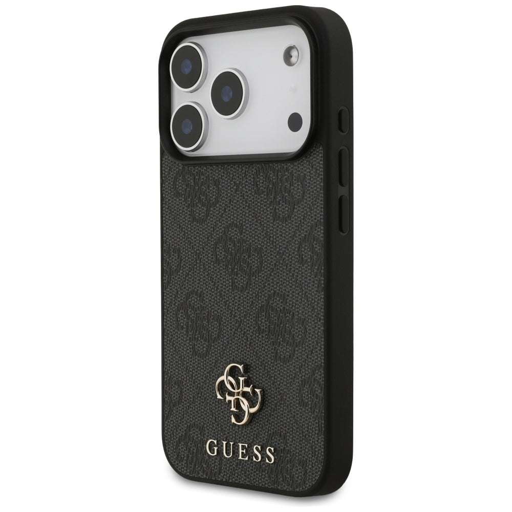 MagSafe-kotelo Apple iPhone 17 Prolle, Guess, 4G Small ja Classic Logo, Musta
