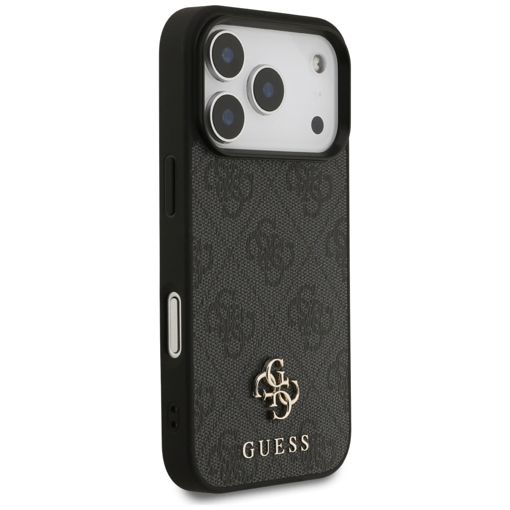 MagSafe-kotelo Apple iPhone 17 Prolle, Guess, 4G Small ja Classic Logo, Musta