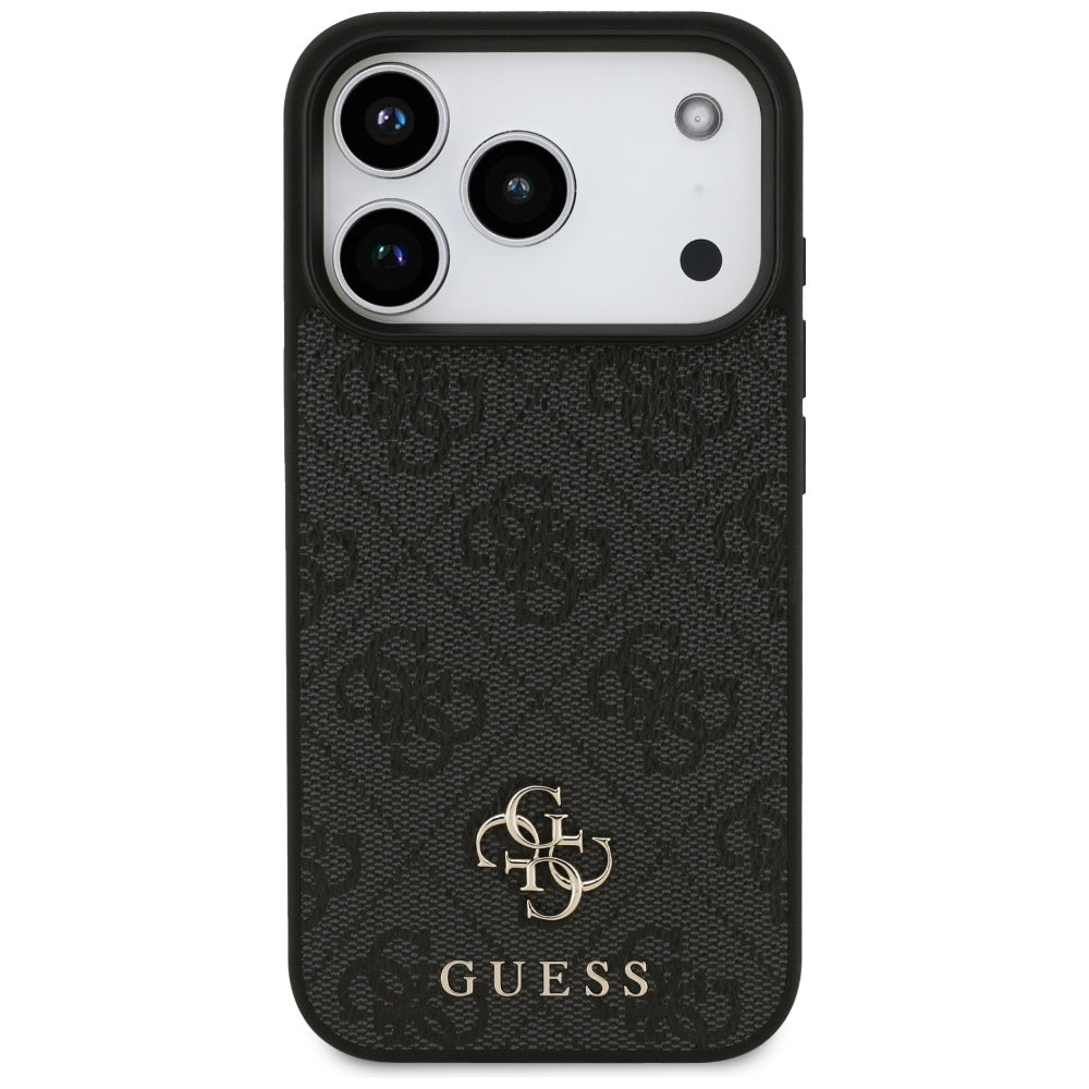 MagSafe-kotelo Apple iPhone 17 Prolle, Guess, 4G Small ja Classic Logo, Musta