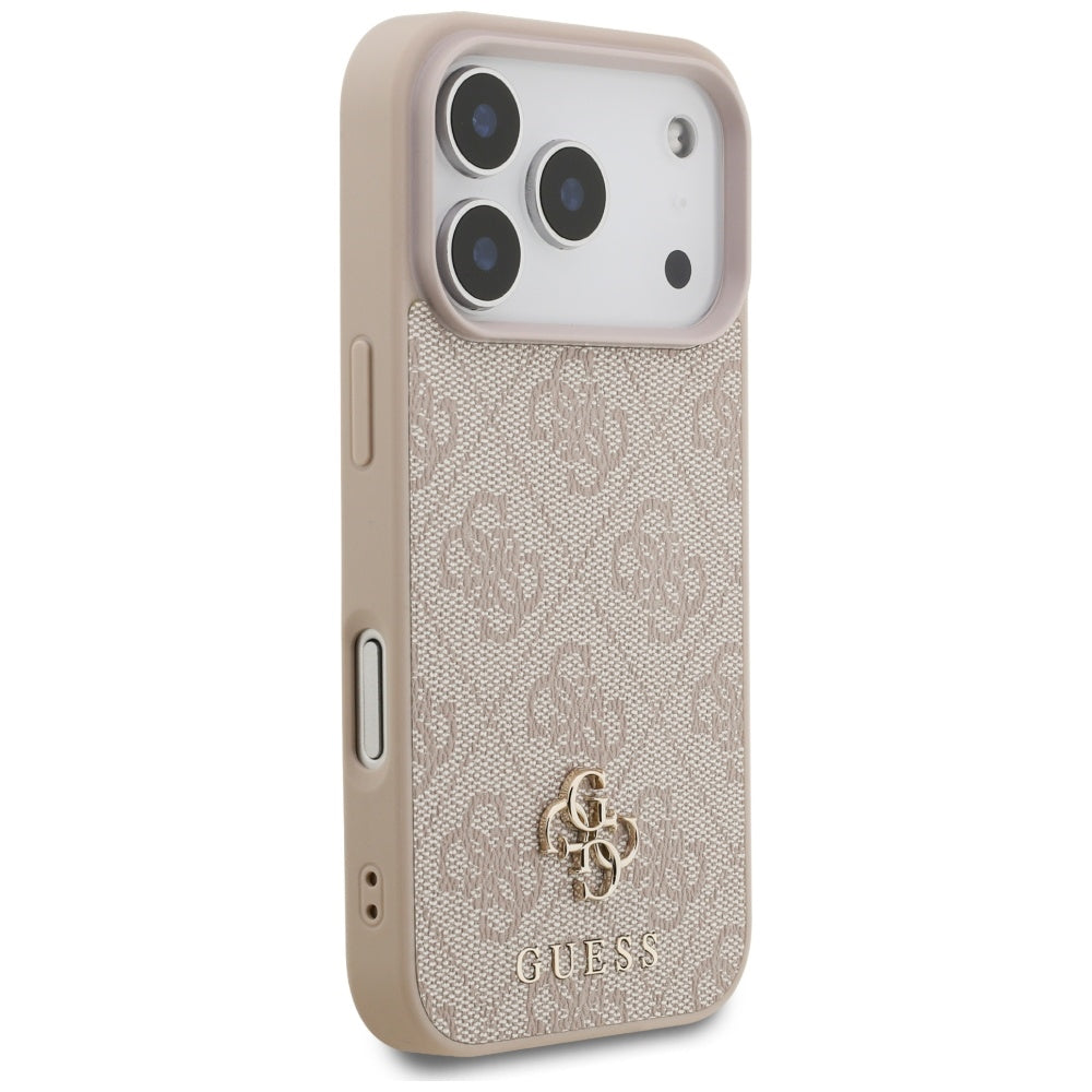 MagSafe-kotelo Apple iPhone 17 Prolle, Guess, 4G Small and Classic Logo, Pinkki