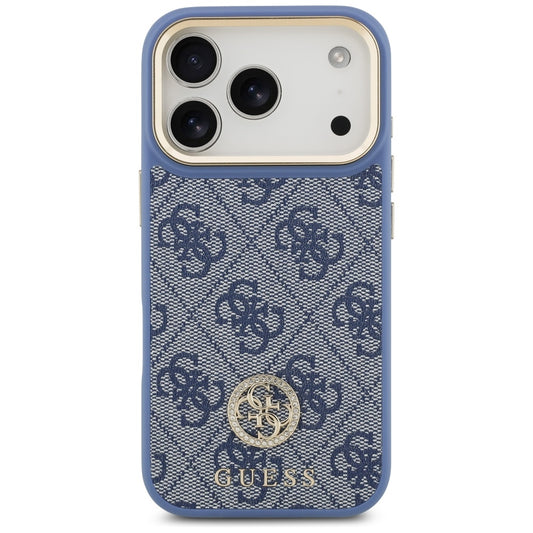 MagSafe-kotelo Apple iPhone 17 Prolle, Guess, 4G Strass -logo, Sininen