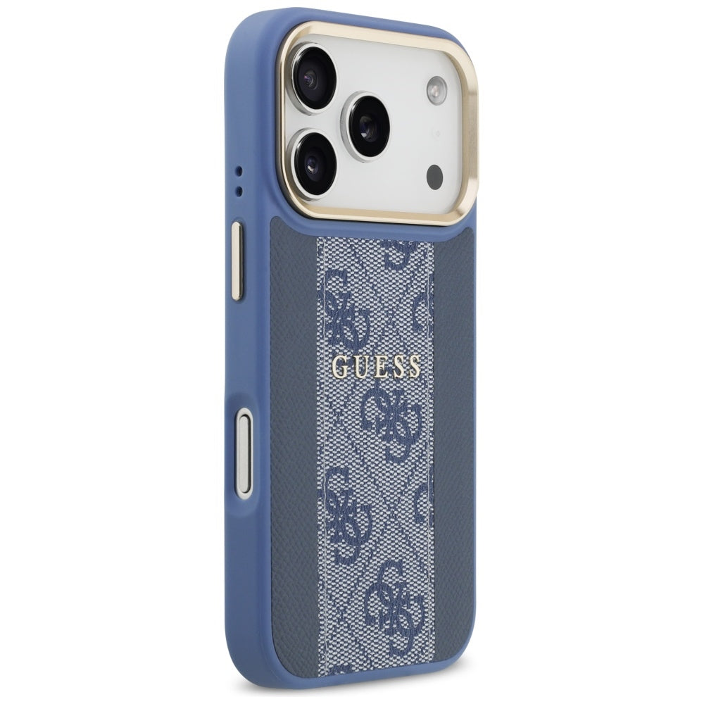 MagSafe-kotelo Apple iPhone 17 Prolle, Guess, 4G Stripe, Sininen
