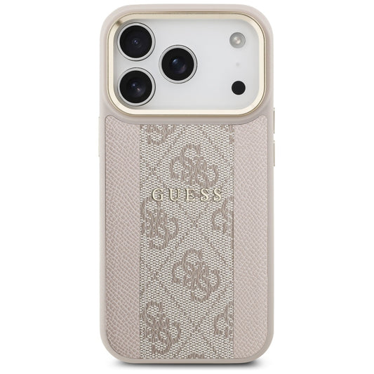 MagSafe-kotelo Apple iPhone 17 Prolle, Guess, 4G Stripe, Pinkki