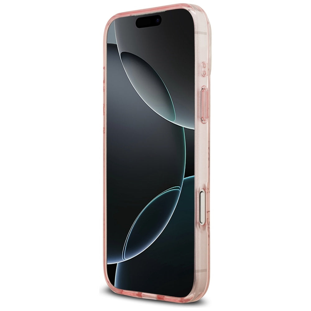 MagSafe-kotelo Apple iPhone 17 Prolle, Guess, IML 4G Background, Pinkki