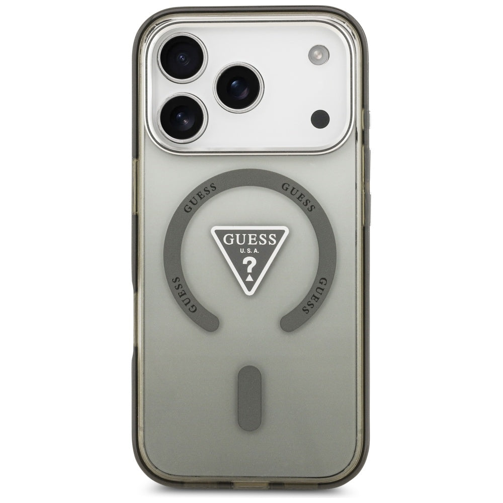 MagSafe-kotelo Apple iPhone 17 Prolle, Guess, IML Gradient Triangle -logo, Khaki