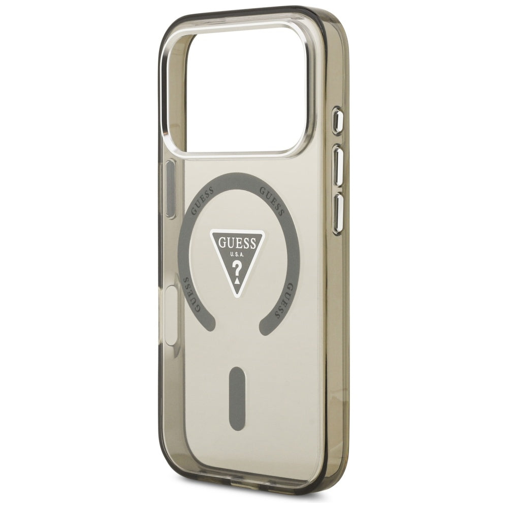 MagSafe-kotelo Apple iPhone 17 Prolle, Guess, IML Gradient Triangle -logo, Khaki