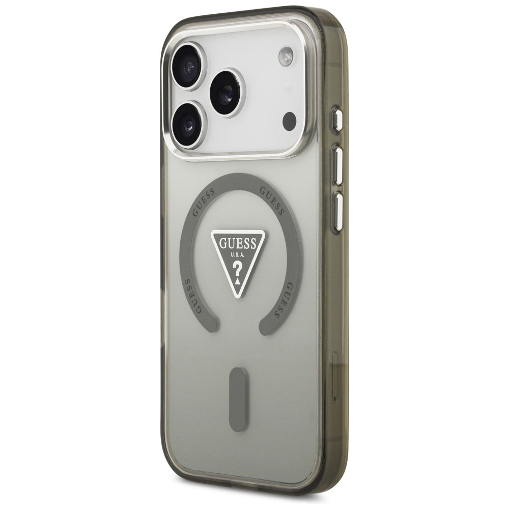 MagSafe-kotelo Apple iPhone 17 Prolle, Guess, IML Gradient Triangle -logo, Khaki