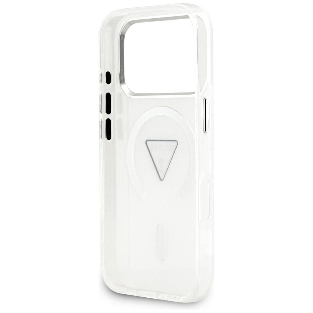 MagSafe-kotelo Apple iPhone 17 Prolle, Guess, IML Gradient Triangle Logo, Läpinäkyvä