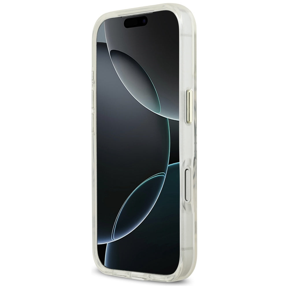 MagSafe-kotelo Apple iPhone 17 Prolle, Guess, Metal Outline, Kultainen