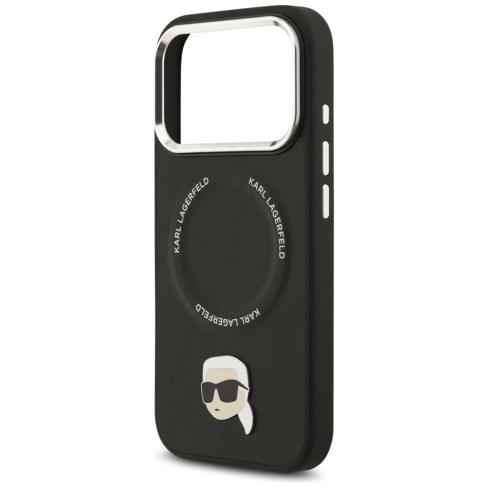 MagSafe-kotelo Apple iPhone 17 Prolle, Karl Lagerfeld, Karl Pin, Musta