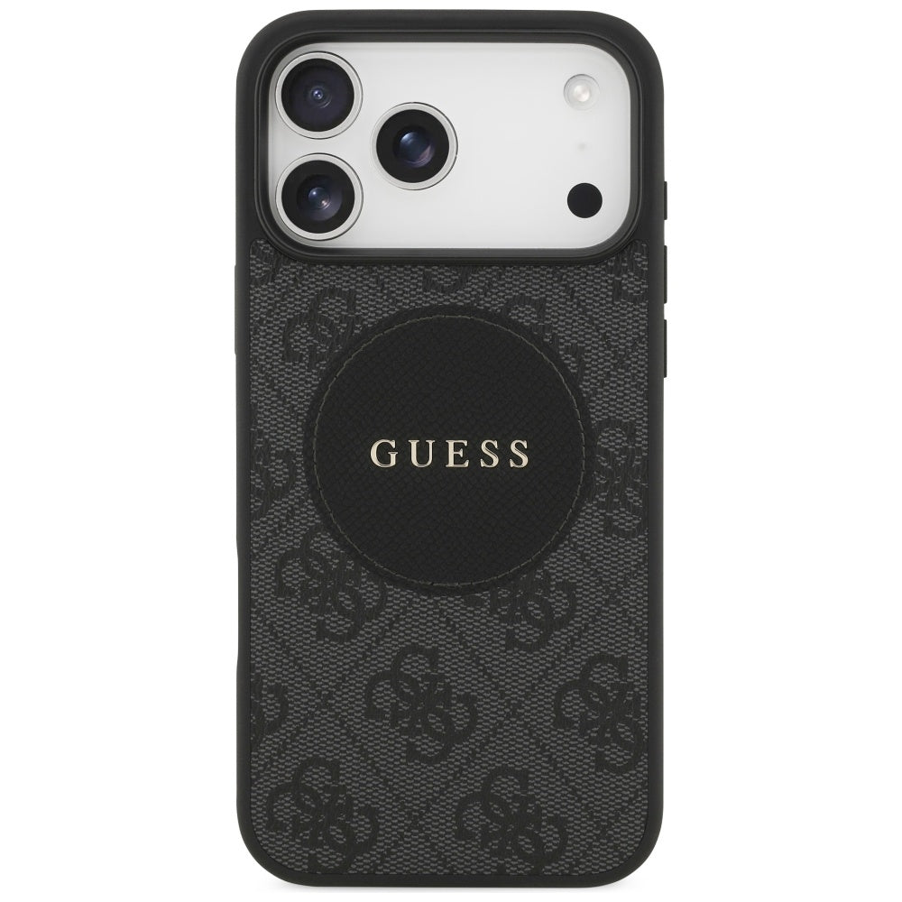 MagSafe-kotelo Apple iPhone 17 Pro Maxille, Guess, 4G Circle Classic Logo, Musta