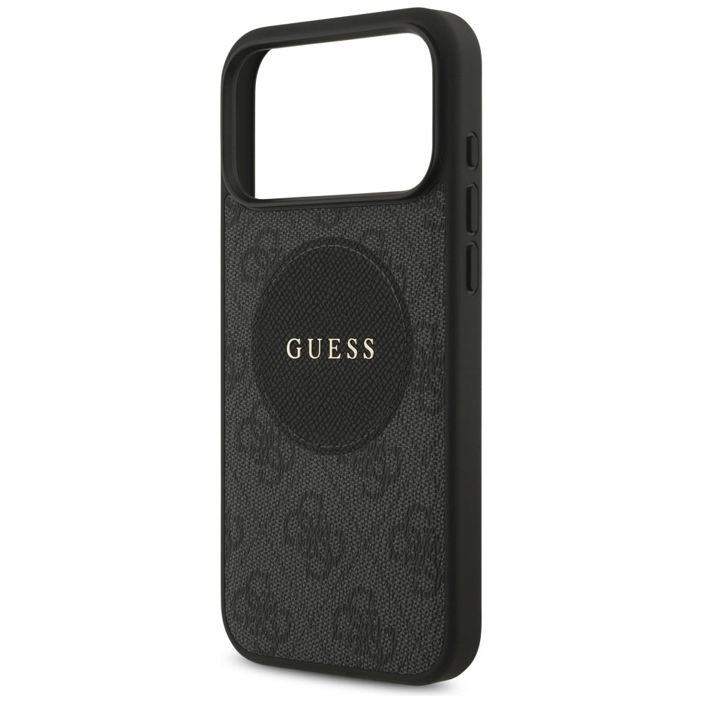 MagSafe-kotelo Apple iPhone 17 Pro Maxille, Guess, 4G Circle Classic Logo, Musta