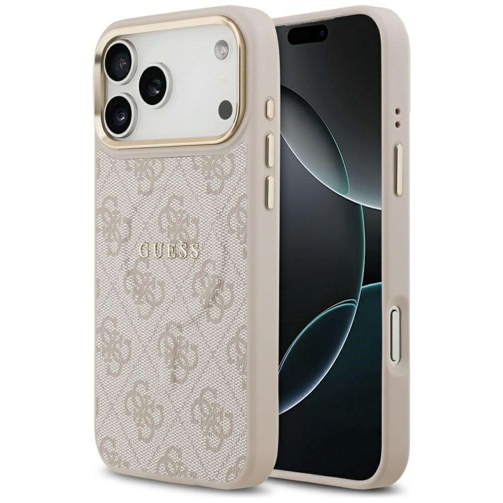 MagSafe-kotelo Apple iPhone 17 Pro Maxille, Guess, 4G Classic, Pinkki