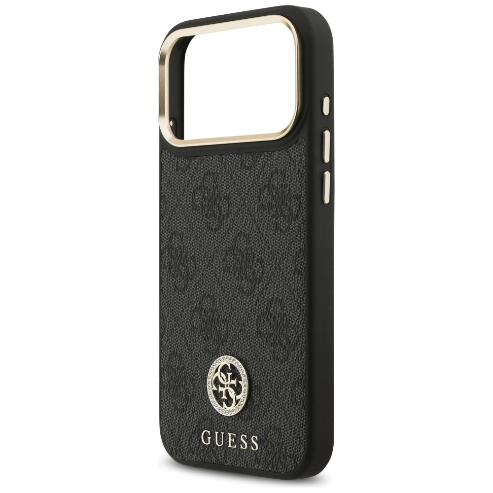 MagSafe-kotelo Apple iPhone 17 Pro Maxille, Guess, 4G Strass -logo, Musta