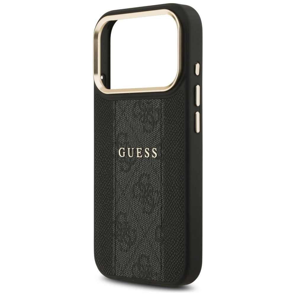 MagSafe-kotelo Apple iPhone 17 Pro Maxille, Guess, 4G Stripe, Musta