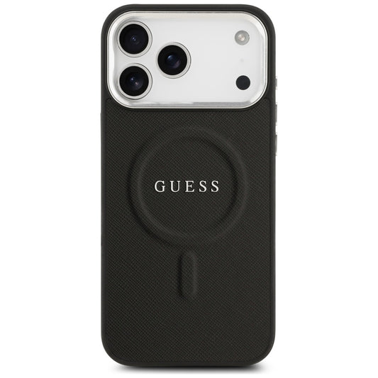 MagSafe-kotelo Apple iPhone 17 Pro Maxille, Guess, Classic Logo, Musta