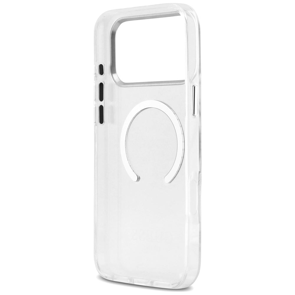 MagSafe-kotelo Apple iPhone 17 Pro Maxille, Guess, Metal Outline, Hopea