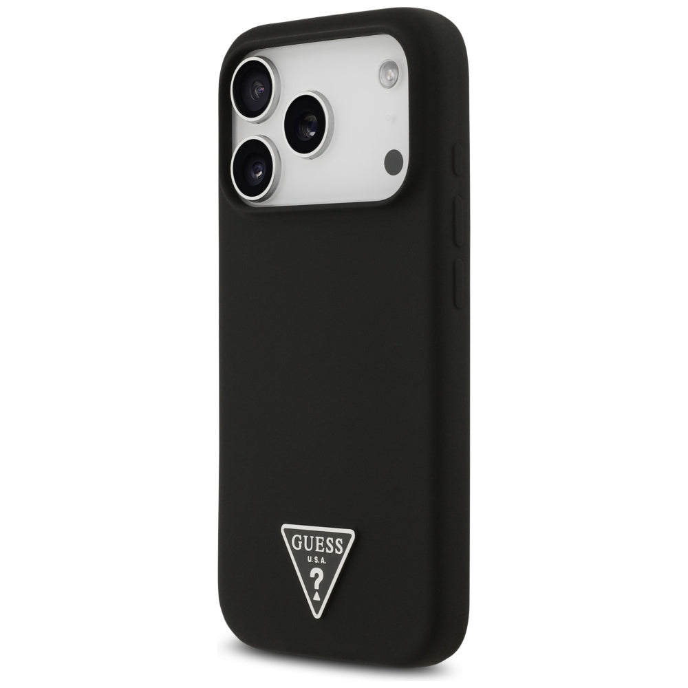 MagSafe-kotelo Apple iPhone 17 Pro Maxille, Guess, Triangle Logo, Musta