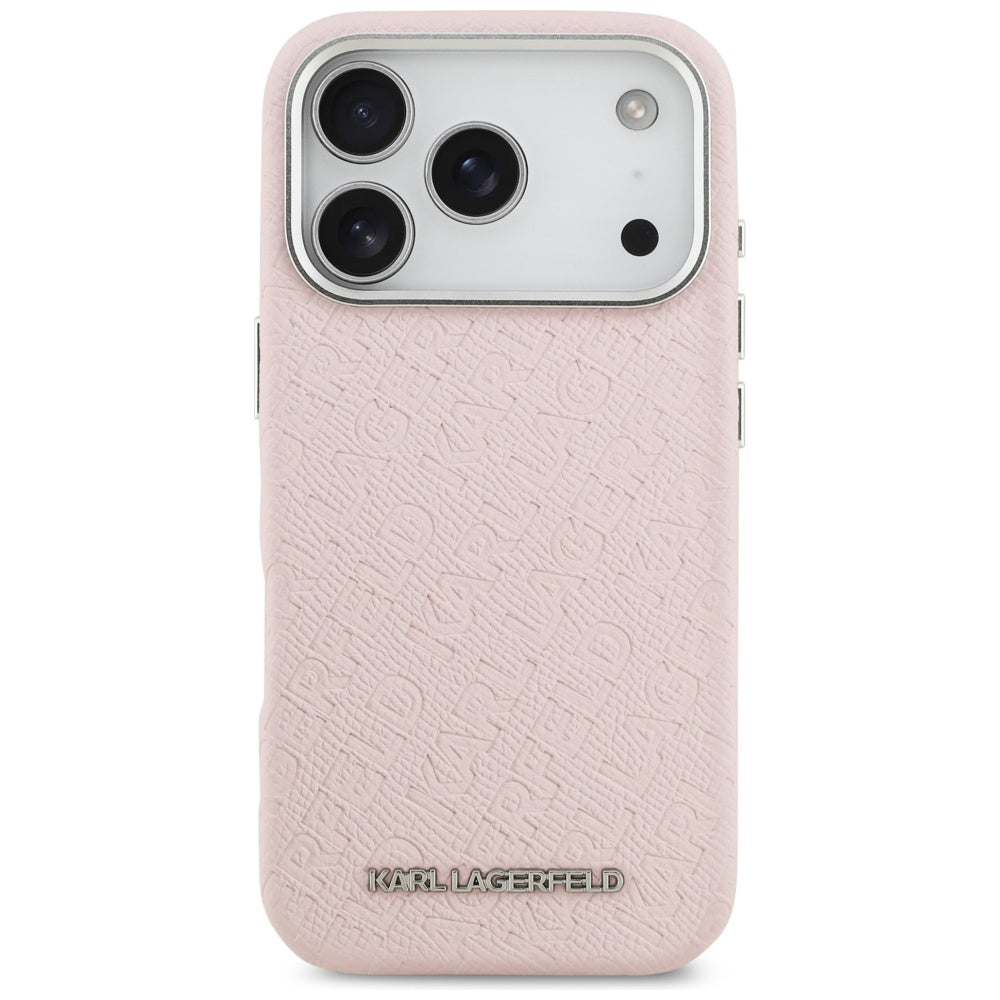MagSafe-kotelo Apple iPhone 17 Pro Maxille, Karl Lagerfeld, FW Stamped Karl, Pinkki