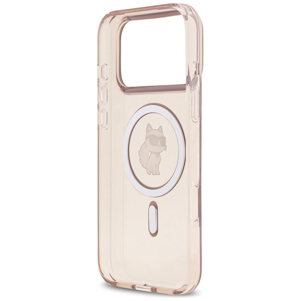 MagSafe-kotelo Apple iPhone 17 Pro Maxille, Karl Lagerfeld, IML Choupette, Pinkki