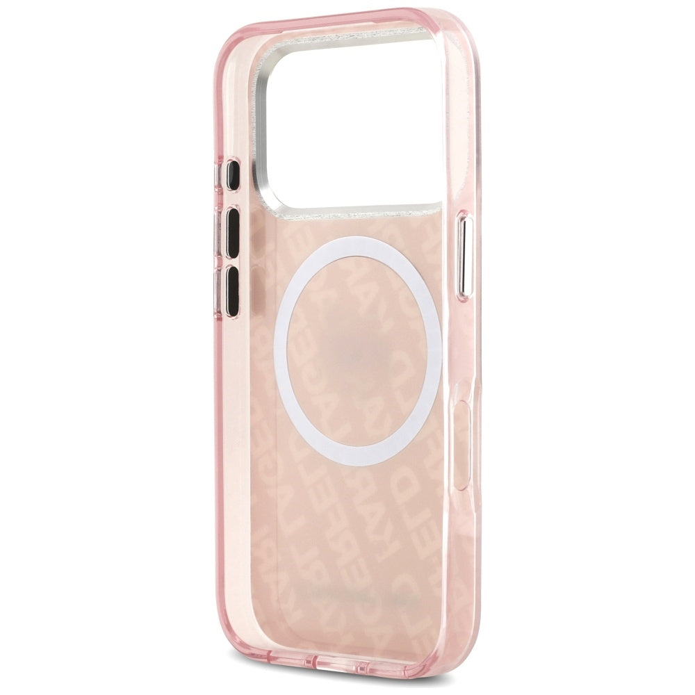 MagSafe-kotelo Apple iPhone 17 Pro Maxille, Karl Lagerfeld, IML Choupette's Head, Pinkki