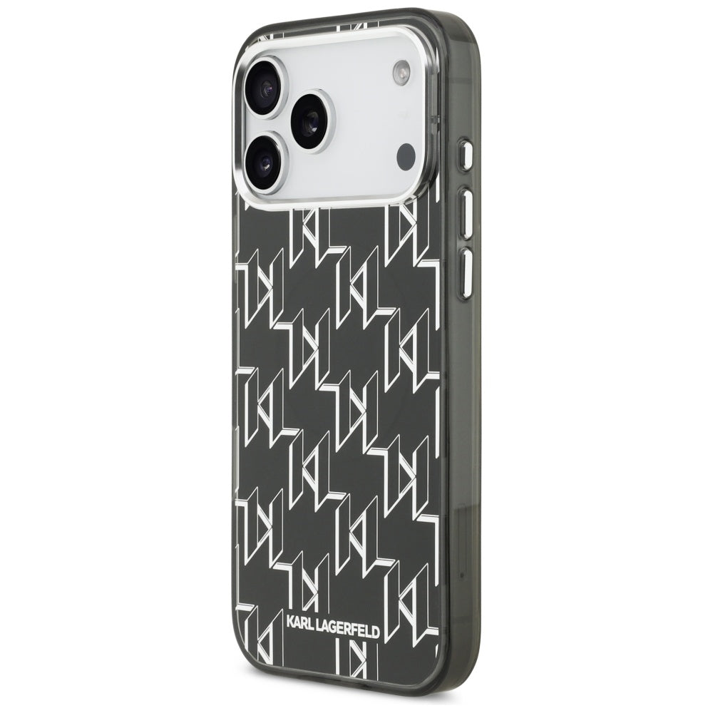 MagSafe-kotelo Apple iPhone 17 Pro Maxille, Karl Lagerfeld, IML KL Monogram, Musta