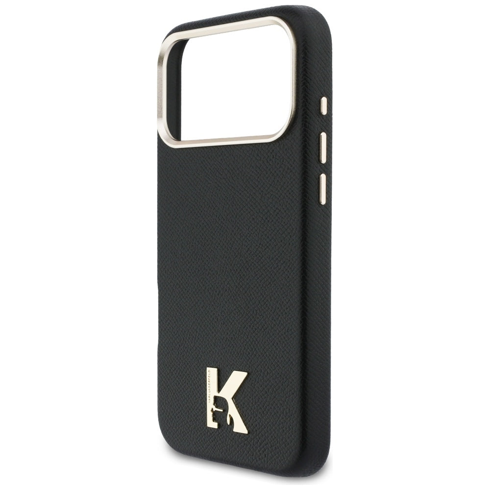 MagSafe Case for Apple iPhone 17 Pro Max, Karl Lagerfeld, Karl Head Logo, Black