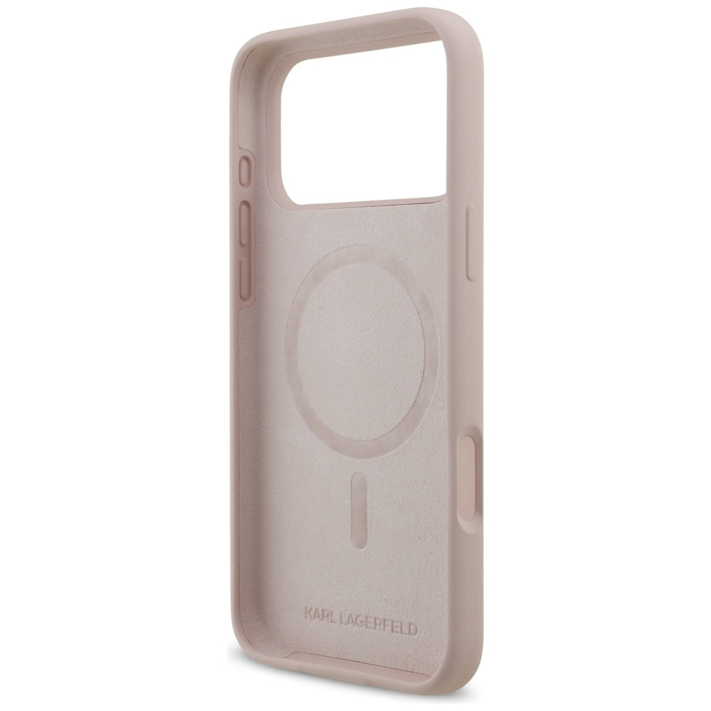 MagSafe-kotelo Apple iPhone 17 Pro Maxille, Karl Lagerfeld, Ring Karl & Choupette, Pinkki