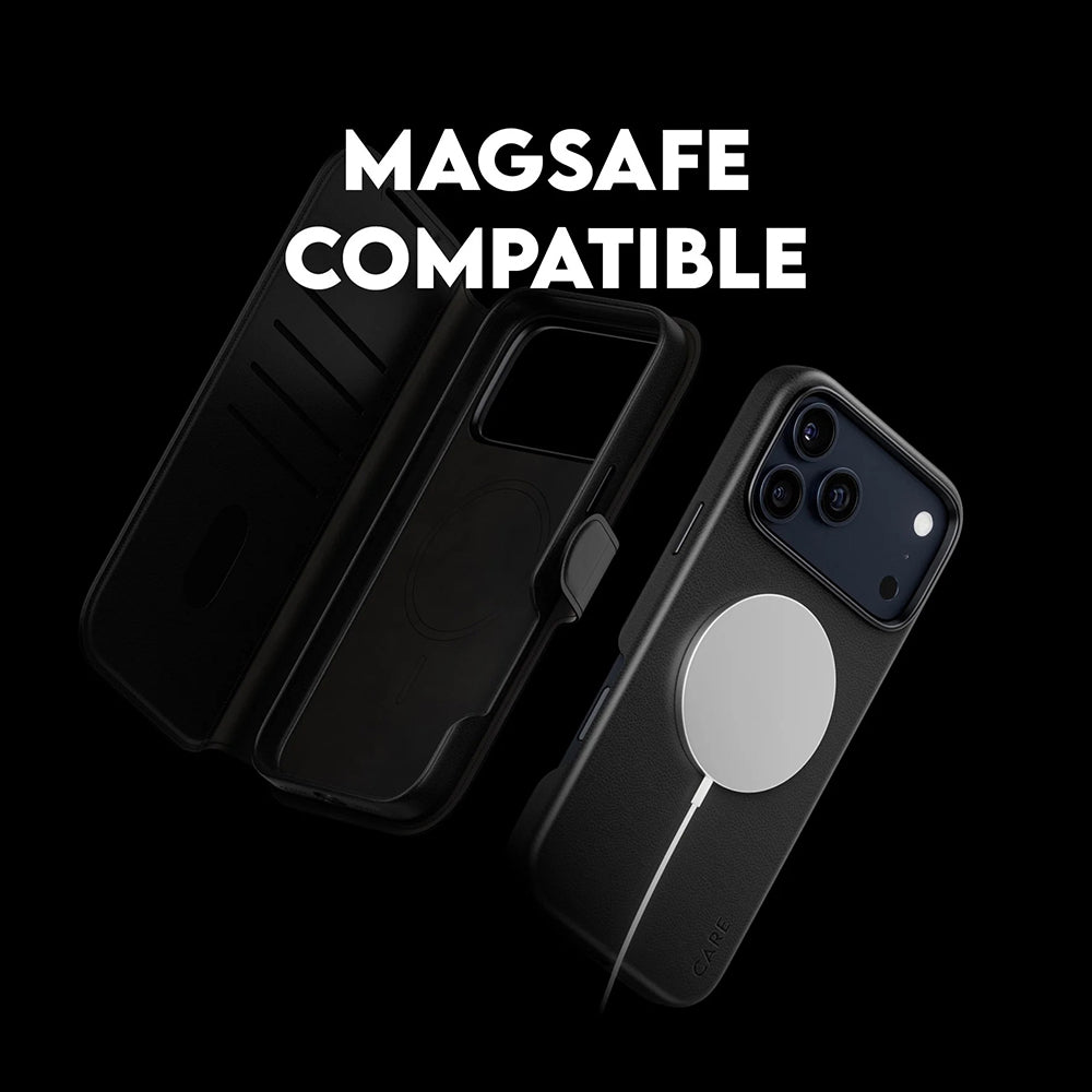 MagSafe-kotelo Apple iPhone 17 Pro Maxille, PanzerGlass, Care Feature Tango Two-in-One, Musta