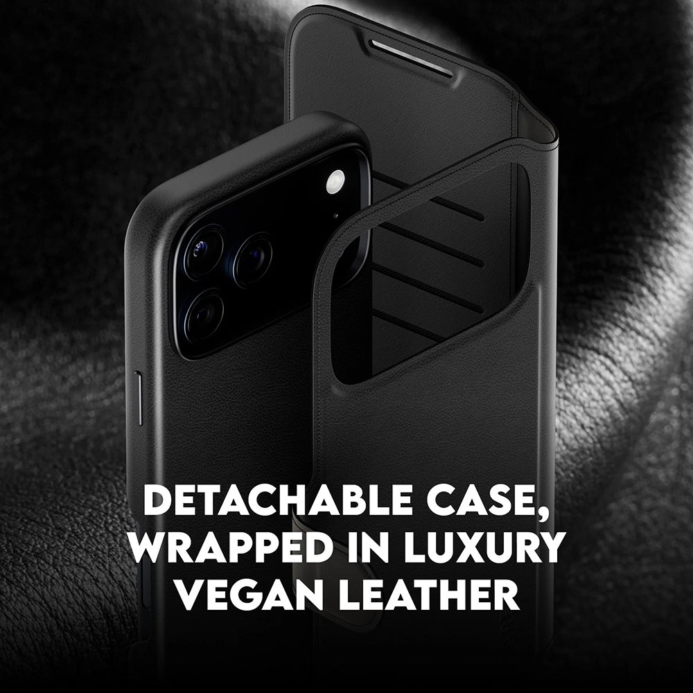 MagSafe-kotelo Apple iPhone 17 Pro Maxille, PanzerGlass, Care Feature Tango Two-in-One, Musta