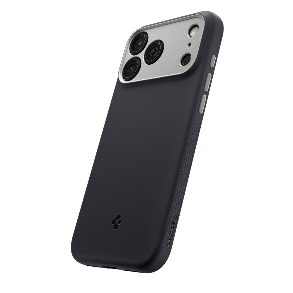 MagSafe-kotelo Apple iPhone 17 Pro Maxille, Spigen, Caseology Nano Pop, Musta