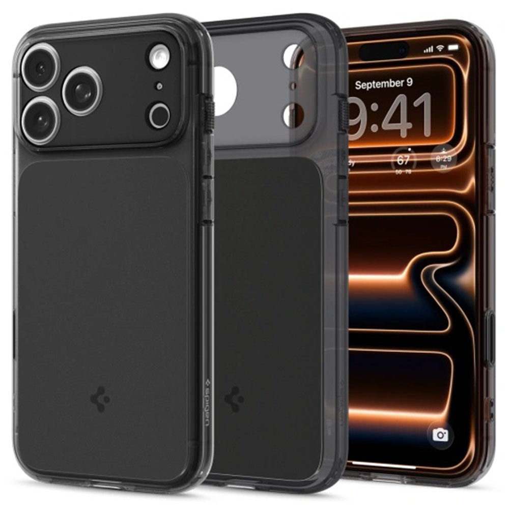 MagSafe-kotelo Apple iPhone 17 Pro Maxille, Spigen, Ultra Hybrid T, Mattamusta ACS10281