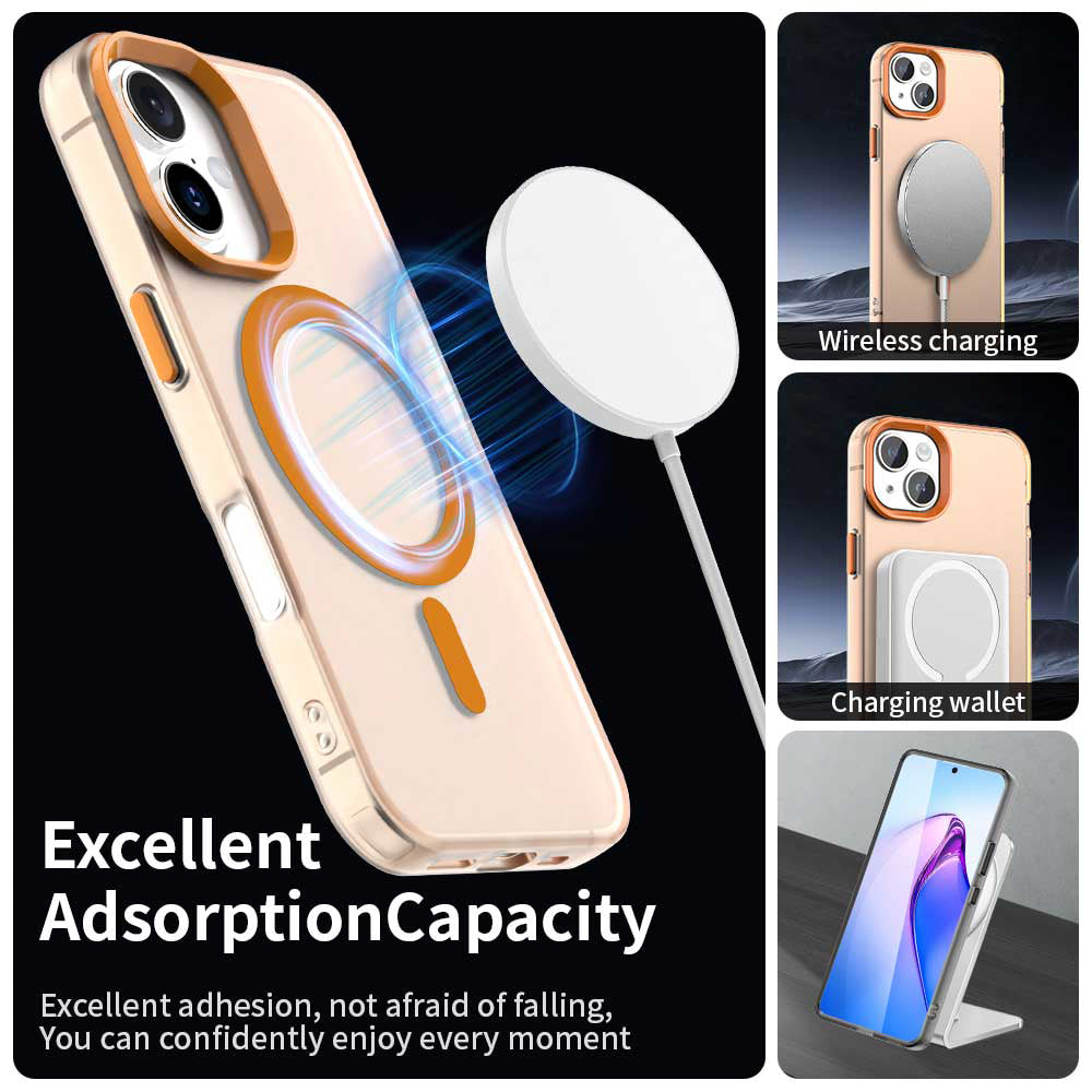 MagSafe-kotelo Apple iPhone 17 Pro Maxille, Techsuit, CandyCase, Oranssi