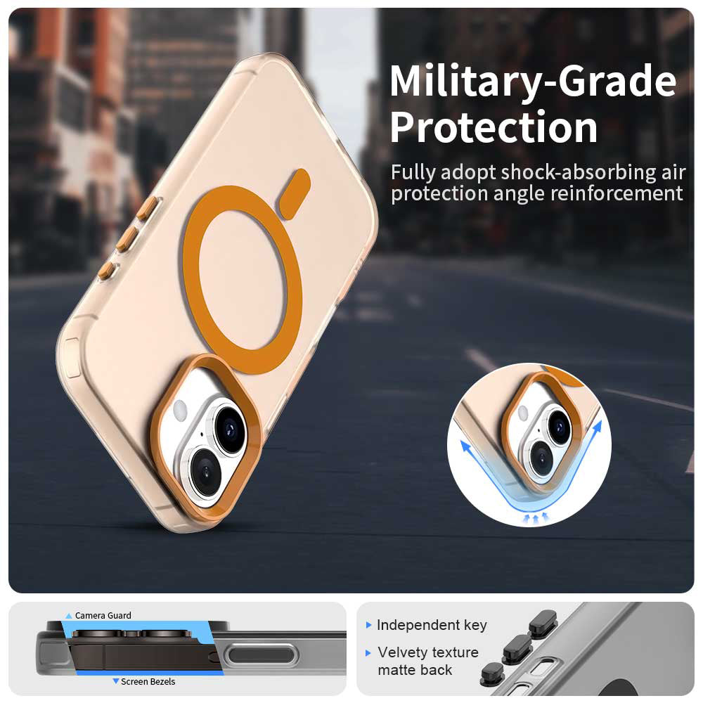 MagSafe-kotelo Apple iPhone 17 Pro Maxille, Techsuit, CandyCase, Oranssi