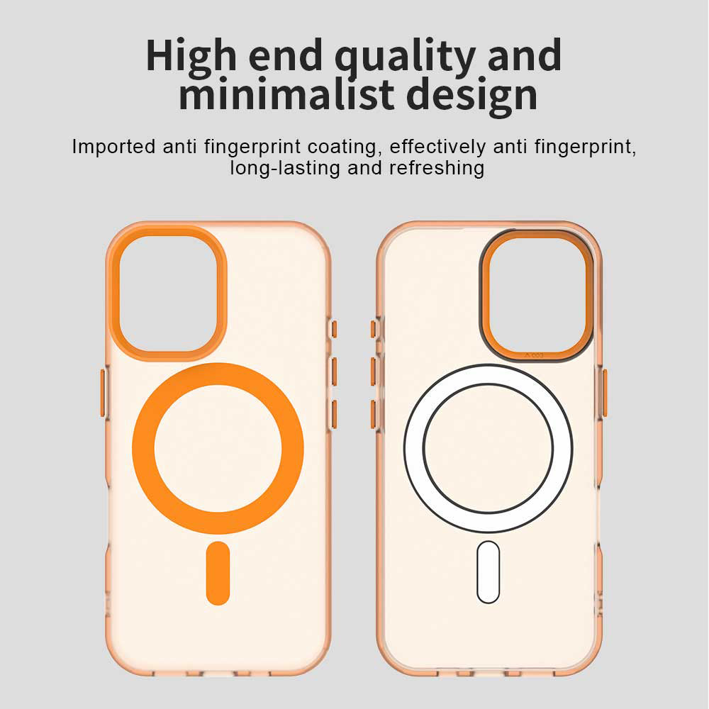 MagSafe-kotelo Apple iPhone 17 Pro Maxille, Techsuit, CandyCase, Oranssi