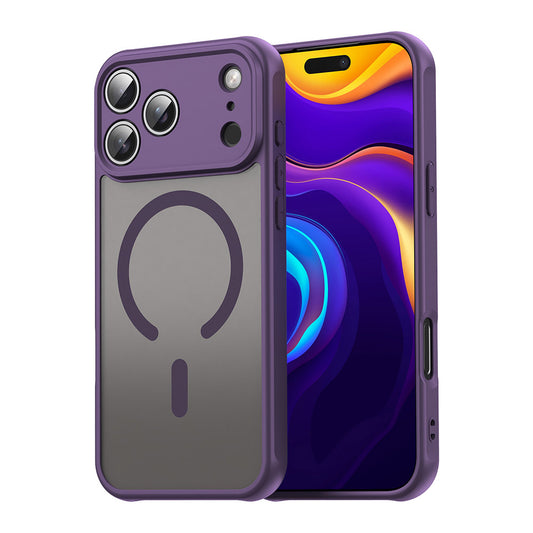 MagSafe Case for Apple iPhone 17 Pro Max, Techsuit, HaloFrost II, Purple