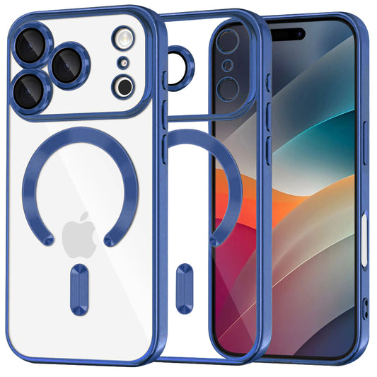 MagSafe-kotelo Apple iPhone 17 Pro Maxille, Techsuit, Luxury Crystal, Sininen