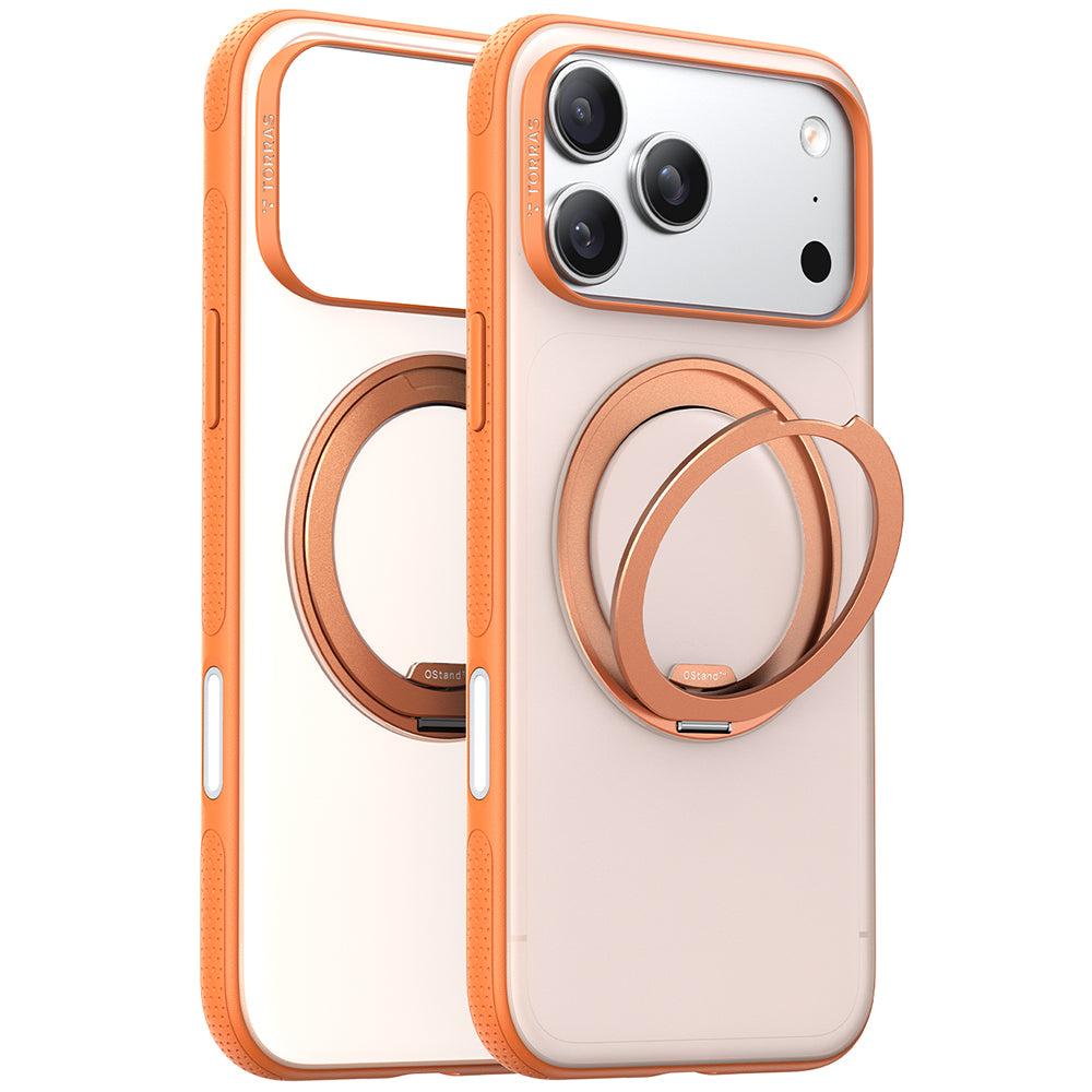 MagSafe-kotelo Apple iPhone 17 Pro Maxille, Torras, Ostand R Fitness, Oranssi