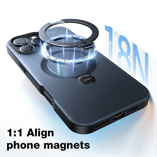 MagSafe-kotelo Apple iPhone 17 Pro Maxille, Torras, Ostand Spin, Musta