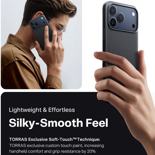 MagSafe-kotelo Apple iPhone 17 Pro Maxille, Torras, SlimFit, Musta