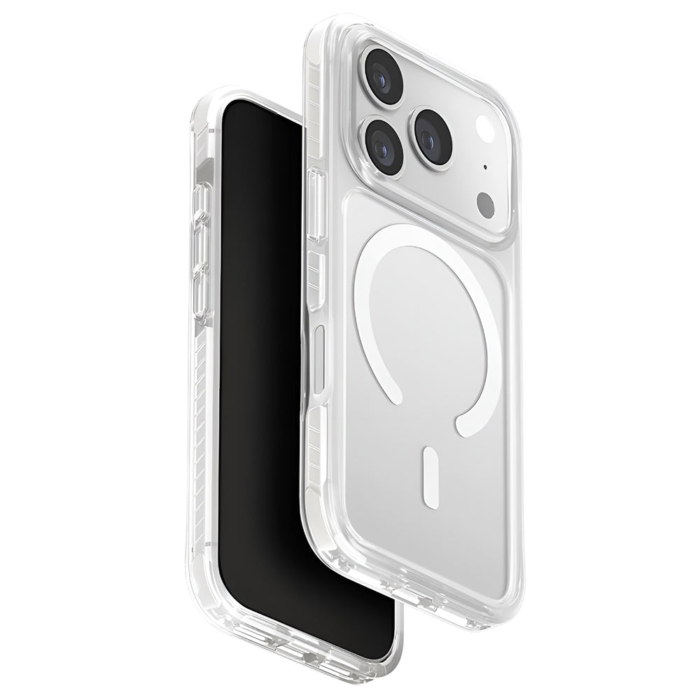 MagSafe-kotelo Apple iPhone 17 Pro Maxille, UNIQ, Combat MagClick, Valkoinen