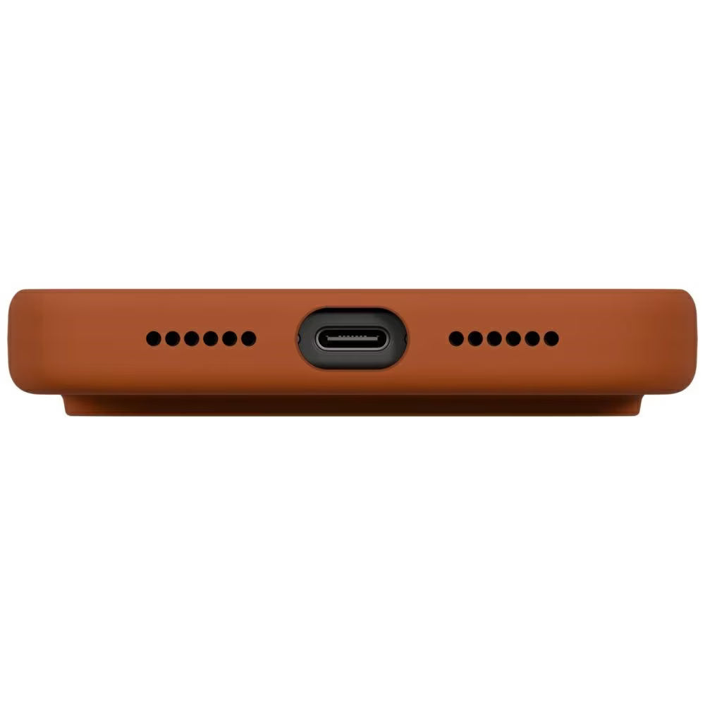 MagSafe-kotelo Apple iPhone 17 Pro Maxille, UNIQ, Lino MagClick, Tummanoranssi