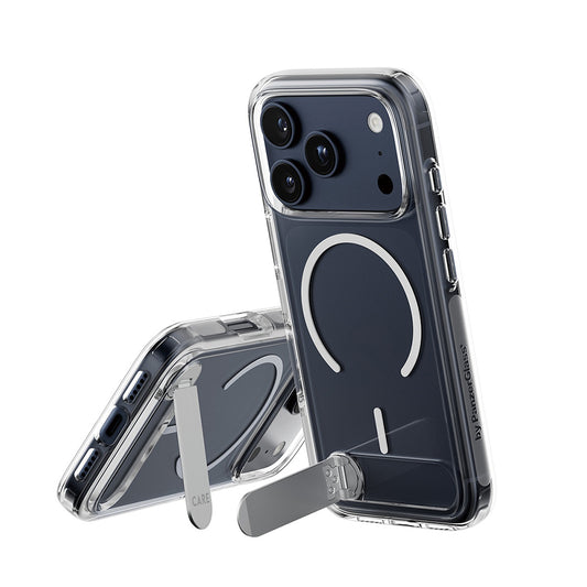 MagSafe-kotelo Apple iPhone 17 Prolle, PanzerGlass, Care Feature Kickstand, Läpinäkyvä