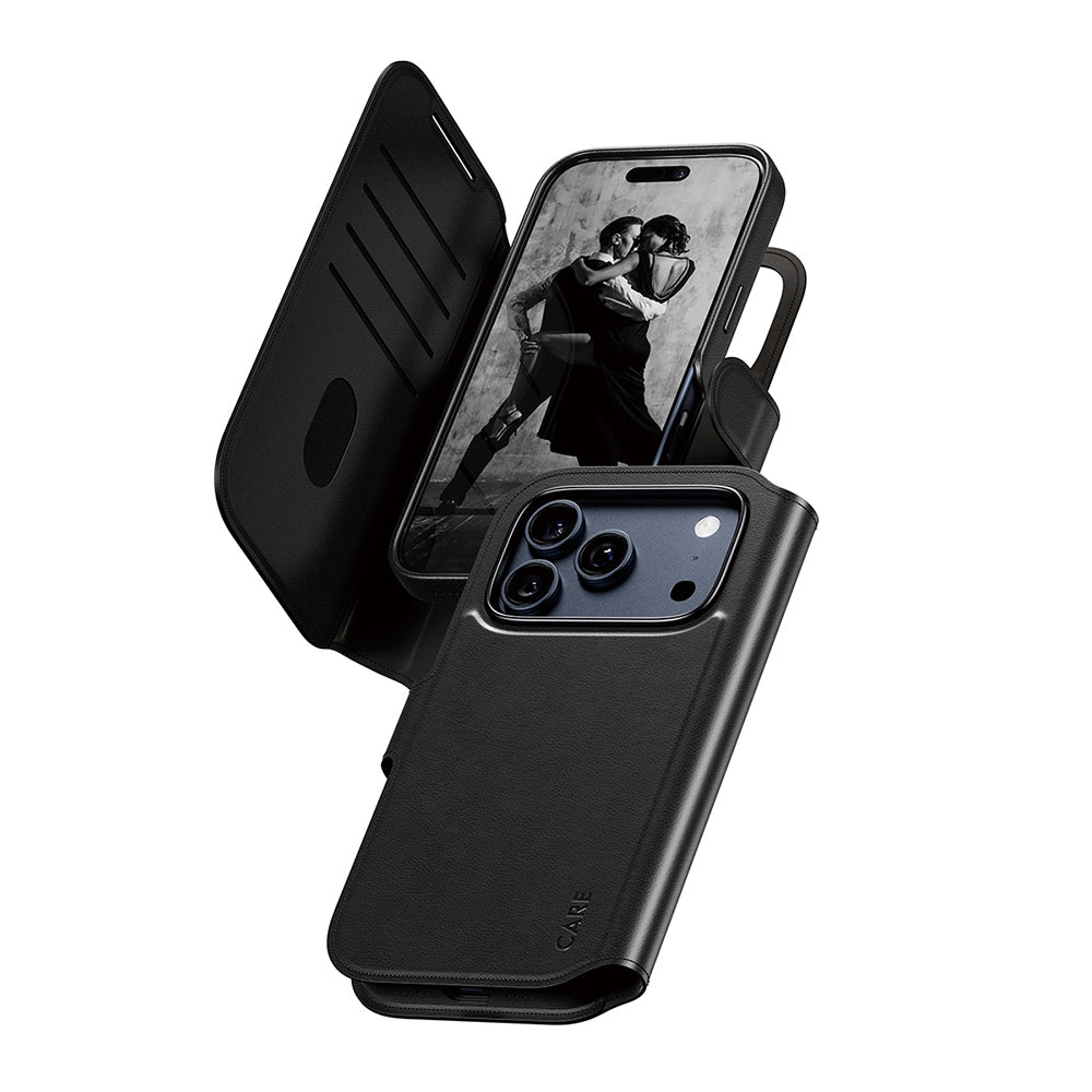 MagSafe-kotelo Apple iPhone 17 Prolle, PanzerGlass, Care Feature Tango Two-in-One, Musta