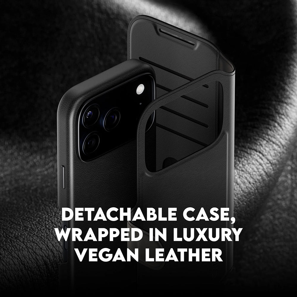 MagSafe-kotelo Apple iPhone 17 Prolle, PanzerGlass, Care Feature Tango Two-in-One, Musta