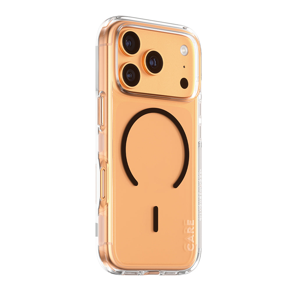 MagSafe-kotelo Apple iPhone 17 Prolle, PanzerGlass, Care Urban Explorer, Musta Läpinäkyvä