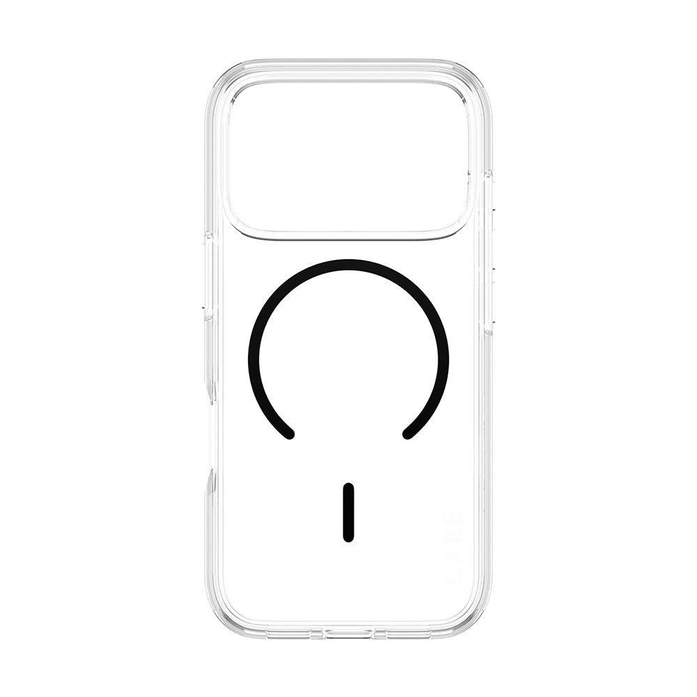 MagSafe-kotelo Apple iPhone 17 Prolle, PanzerGlass, Care Urban Explorer, Musta Läpinäkyvä