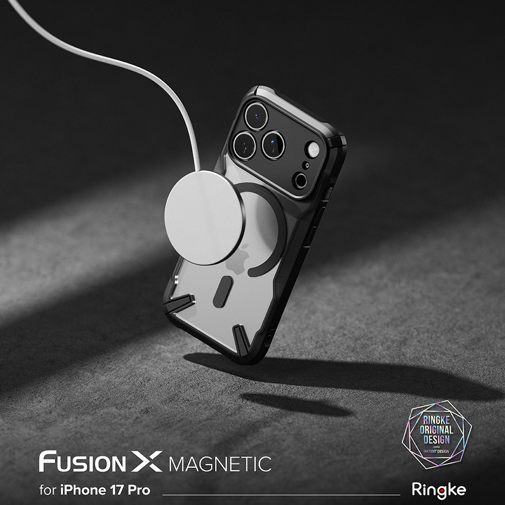 MagSafe-kotelo Apple iPhone 17 Prolle, Ringke, Fusion X, Musta